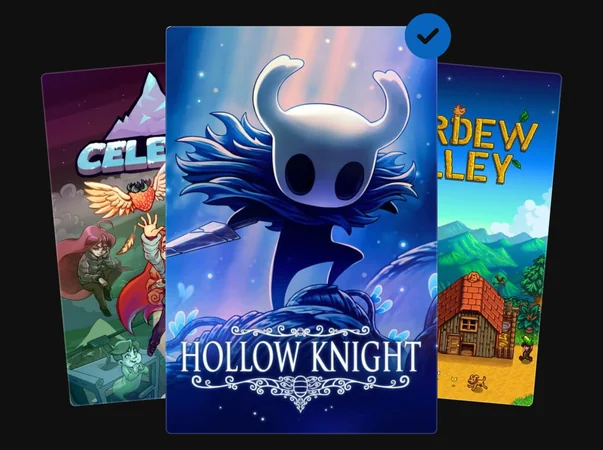 Choosing a different cover for Hollow Knight from a fan of alternatives